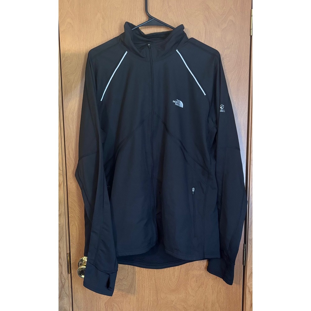 The North Face Flight Series Mens Black Full Zip Running Cycling Jacket Large